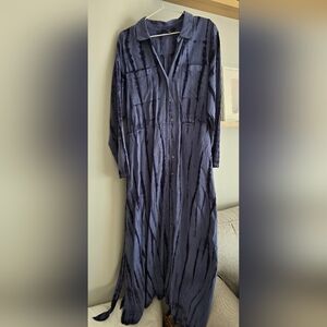 Hatley Blue Long Sleeve Dress